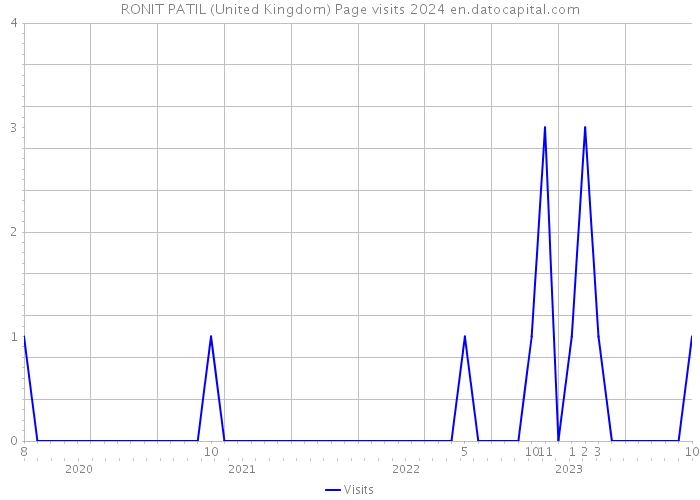 RONIT PATIL (United Kingdom) Page visits 2024 