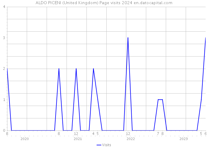 ALDO PICENI (United Kingdom) Page visits 2024 