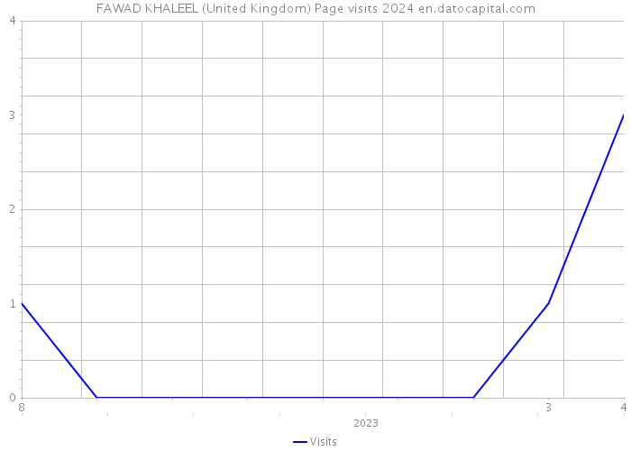 FAWAD KHALEEL (United Kingdom) Page visits 2024 