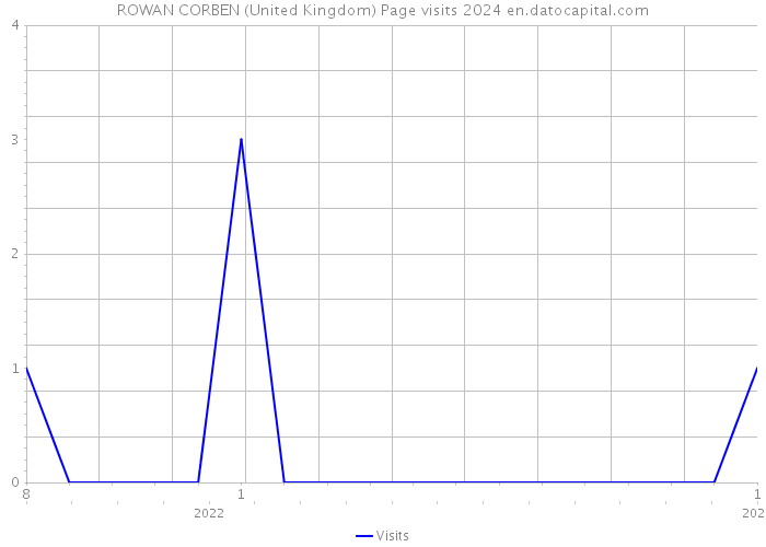 ROWAN CORBEN (United Kingdom) Page visits 2024 