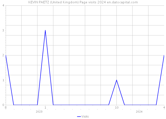 KEVIN PAETZ (United Kingdom) Page visits 2024 
