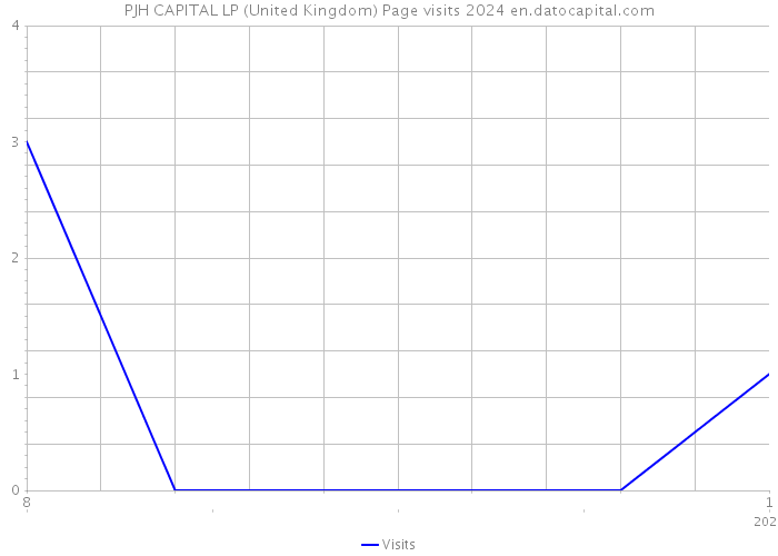 PJH CAPITAL LP (United Kingdom) Page visits 2024 