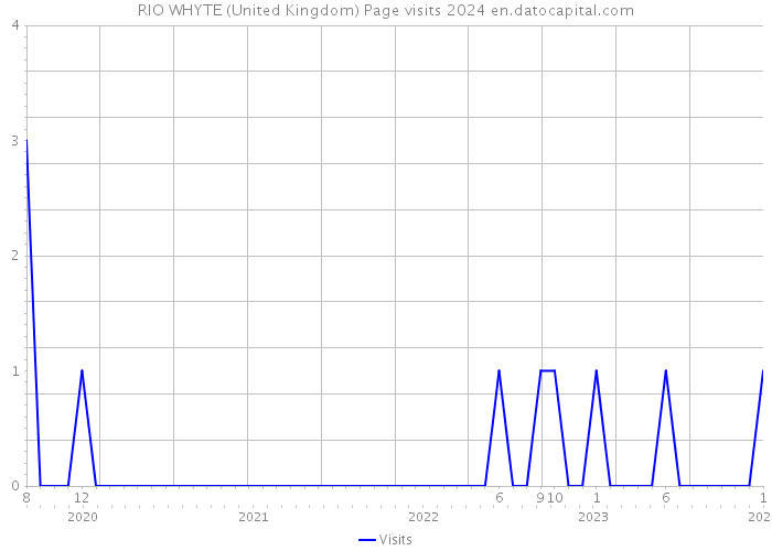 RIO WHYTE (United Kingdom) Page visits 2024 