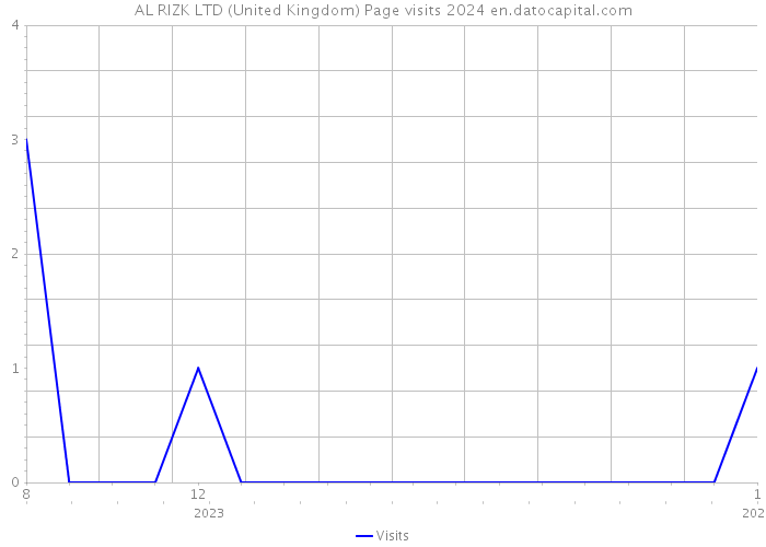 AL RIZK LTD (United Kingdom) Page visits 2024 