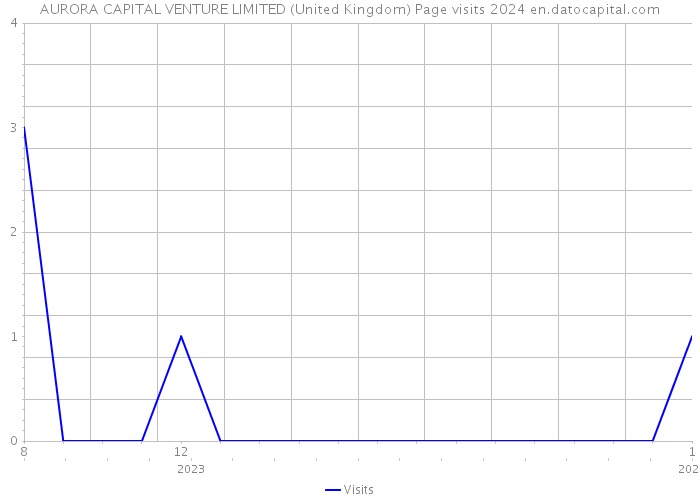 AURORA CAPITAL VENTURE LIMITED (United Kingdom) Page visits 2024 