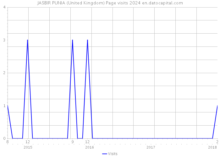 JASBIR PUNIA (United Kingdom) Page visits 2024 
