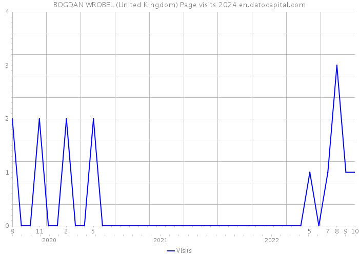 BOGDAN WROBEL (United Kingdom) Page visits 2024 