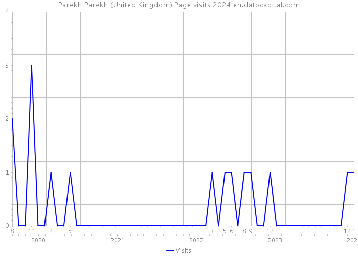 Parekh Parekh (United Kingdom) Page visits 2024 