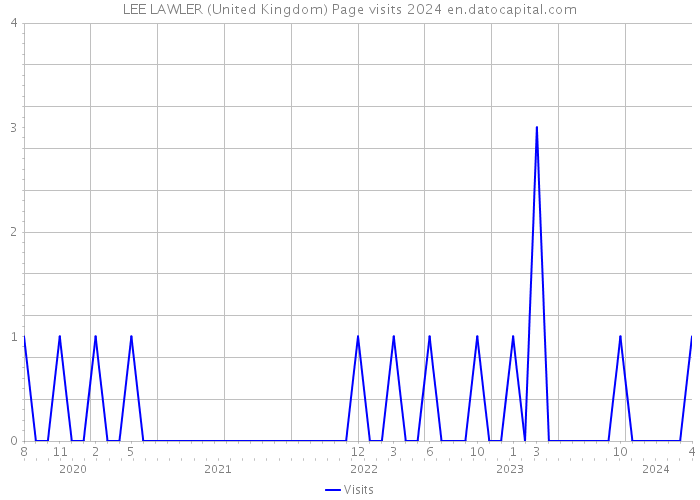 LEE LAWLER (United Kingdom) Page visits 2024 