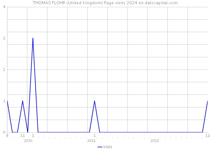 THOMAS FLOHR (United Kingdom) Page visits 2024 