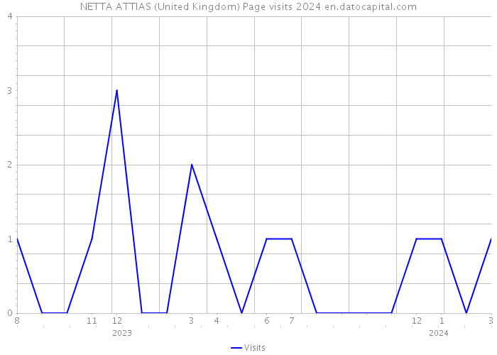 NETTA ATTIAS (United Kingdom) Page visits 2024 