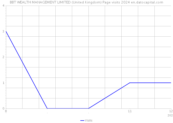 BBT WEALTH MANAGEMENT LIMITED (United Kingdom) Page visits 2024 