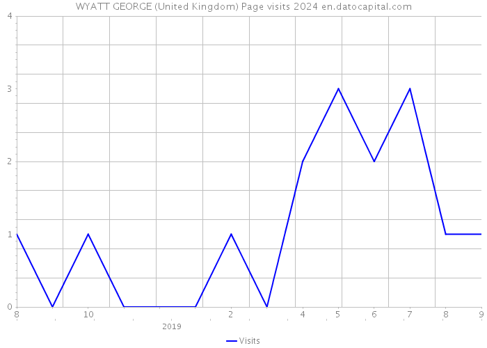 WYATT GEORGE (United Kingdom) Page visits 2024 