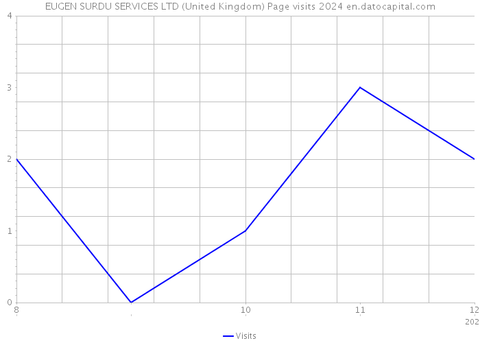 EUGEN SURDU SERVICES LTD (United Kingdom) Page visits 2024 