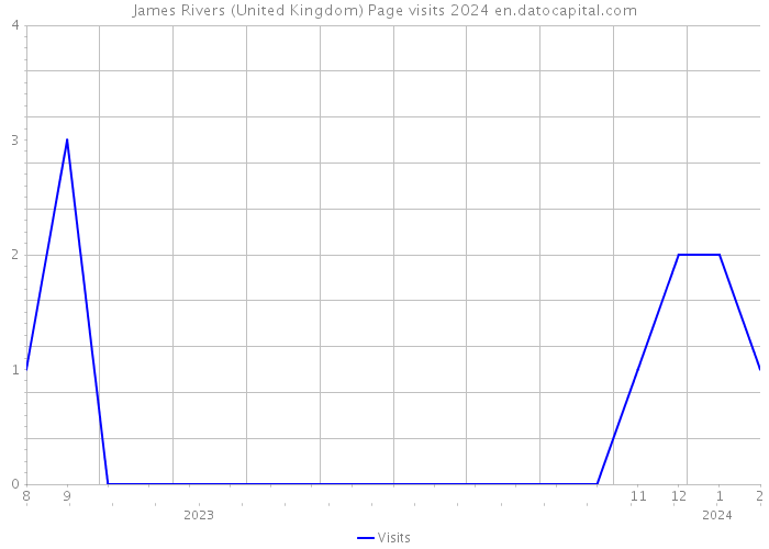 James Rivers (United Kingdom) Page visits 2024 