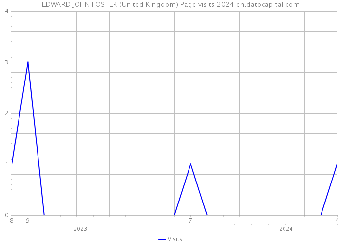 EDWARD JOHN FOSTER (United Kingdom) Page visits 2024 