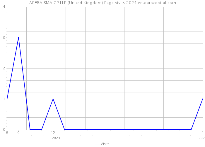 APERA SMA GP LLP (United Kingdom) Page visits 2024 