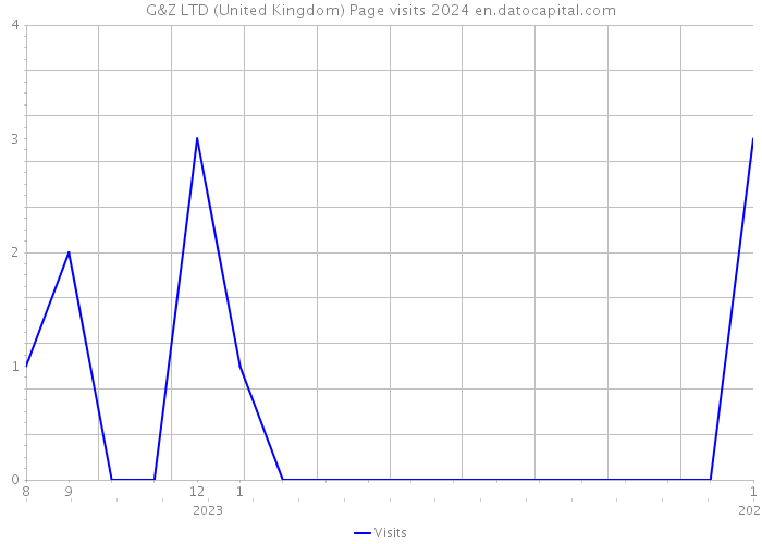 G&Z LTD (United Kingdom) Page visits 2024 