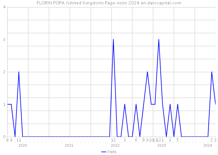 FLORIN POPA (United Kingdom) Page visits 2024 