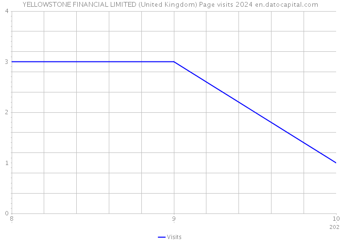 YELLOWSTONE FINANCIAL LIMITED (United Kingdom) Page visits 2024 