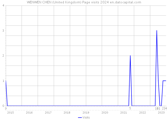 WENWEN CHEN (United Kingdom) Page visits 2024 