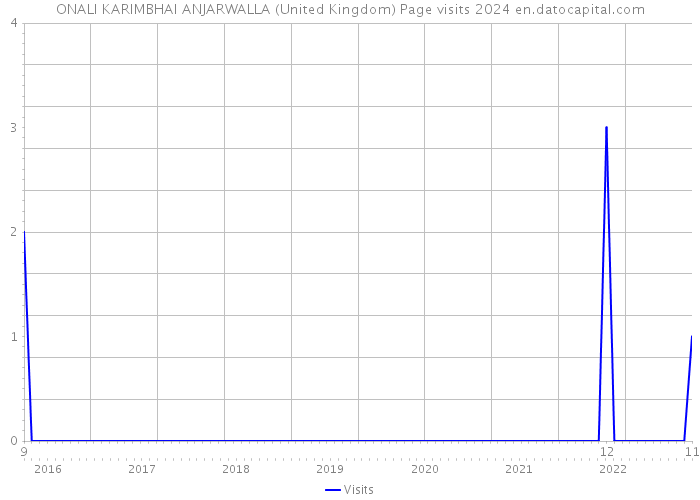 ONALI KARIMBHAI ANJARWALLA (United Kingdom) Page visits 2024 