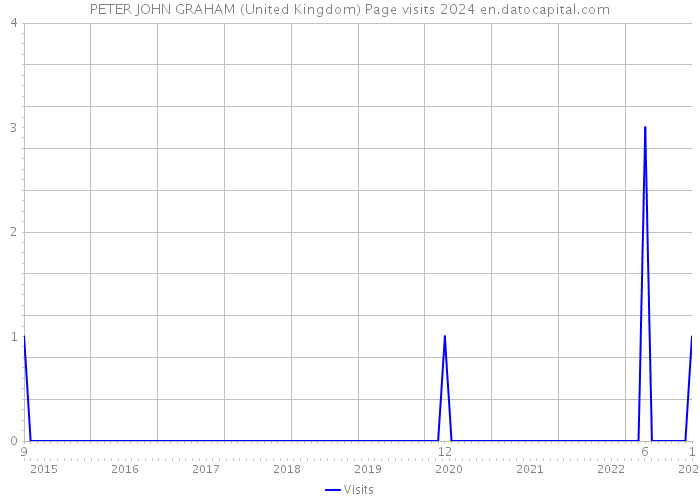 PETER JOHN GRAHAM (United Kingdom) Page visits 2024 