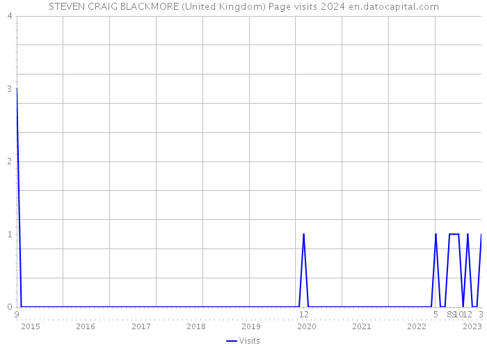 STEVEN CRAIG BLACKMORE (United Kingdom) Page visits 2024 