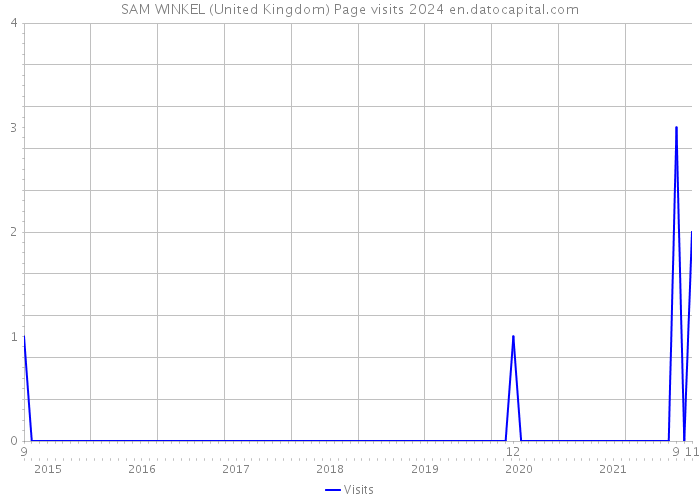 SAM WINKEL (United Kingdom) Page visits 2024 
