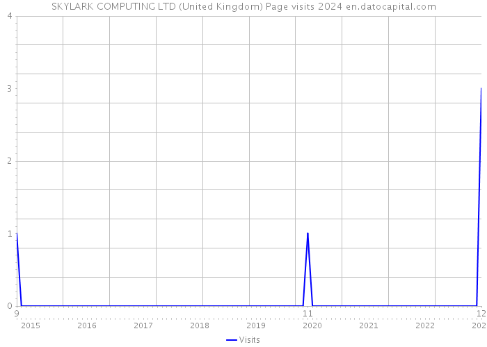 SKYLARK COMPUTING LTD (United Kingdom) Page visits 2024 