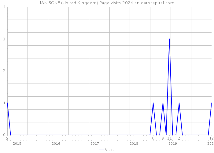 IAN BONE (United Kingdom) Page visits 2024 