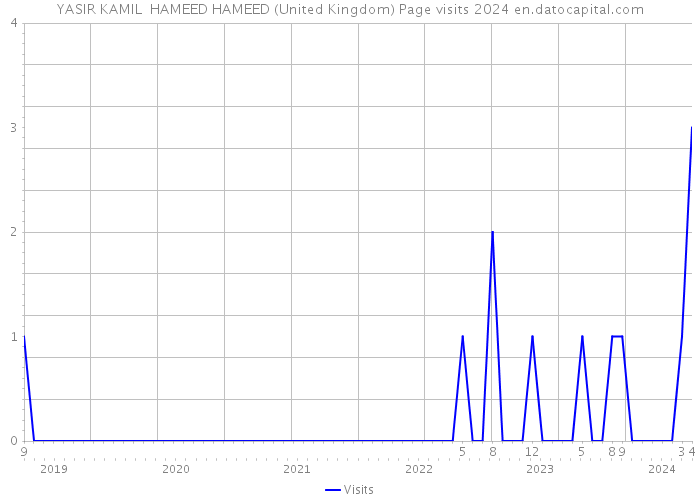 YASIR KAMIL HAMEED HAMEED (United Kingdom) Page visits 2024 