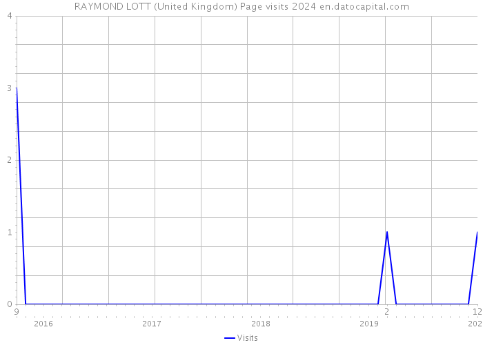RAYMOND LOTT (United Kingdom) Page visits 2024 