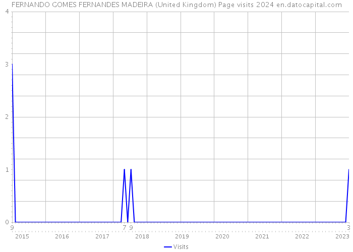 FERNANDO GOMES FERNANDES MADEIRA (United Kingdom) Page visits 2024 