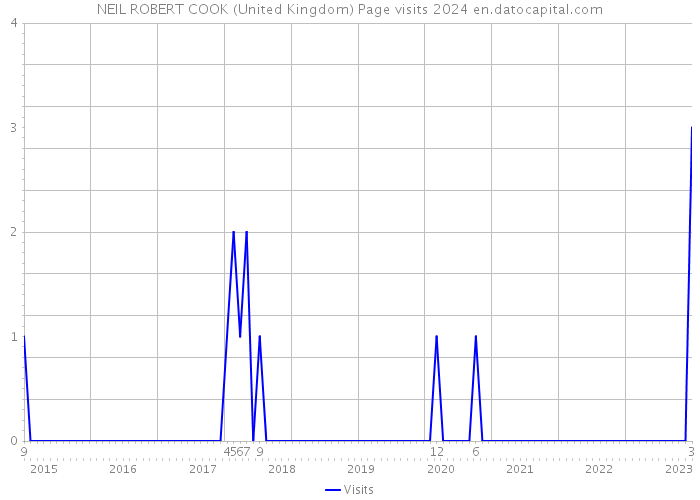 NEIL ROBERT COOK (United Kingdom) Page visits 2024 
