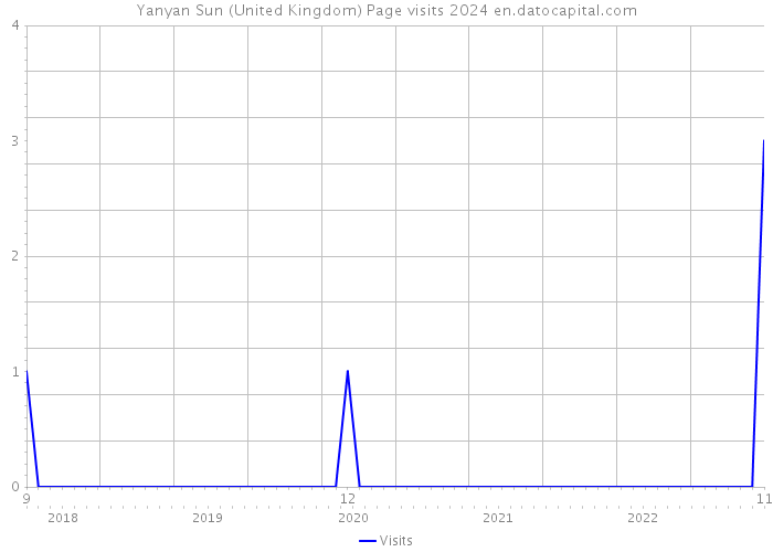 Yanyan Sun (United Kingdom) Page visits 2024 