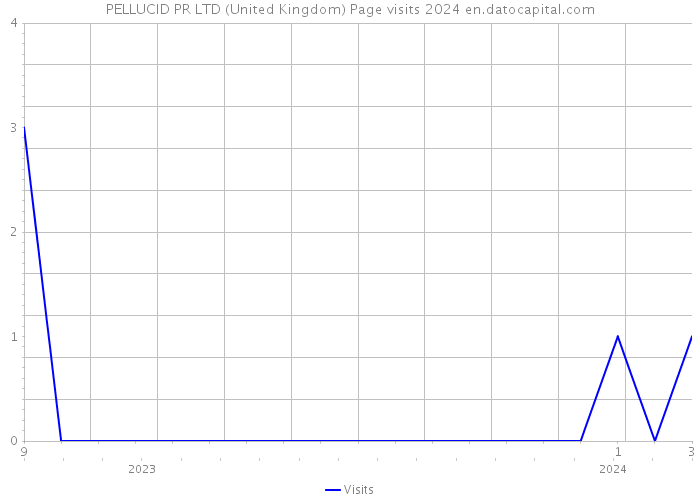 PELLUCID PR LTD (United Kingdom) Page visits 2024 