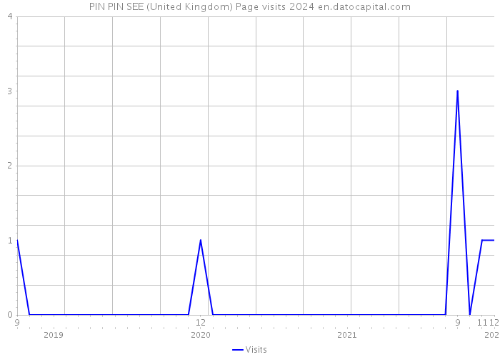 PIN PIN SEE (United Kingdom) Page visits 2024 