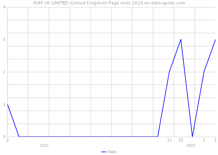 IDAP UK LIMITED (United Kingdom) Page visits 2024 