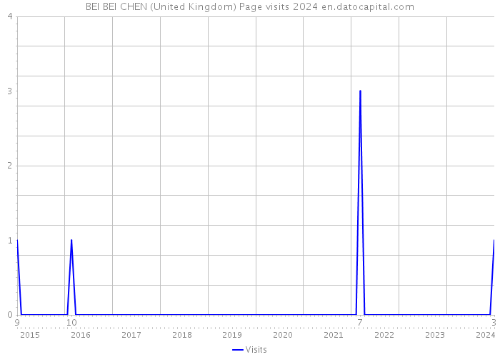 BEI BEI CHEN (United Kingdom) Page visits 2024 
