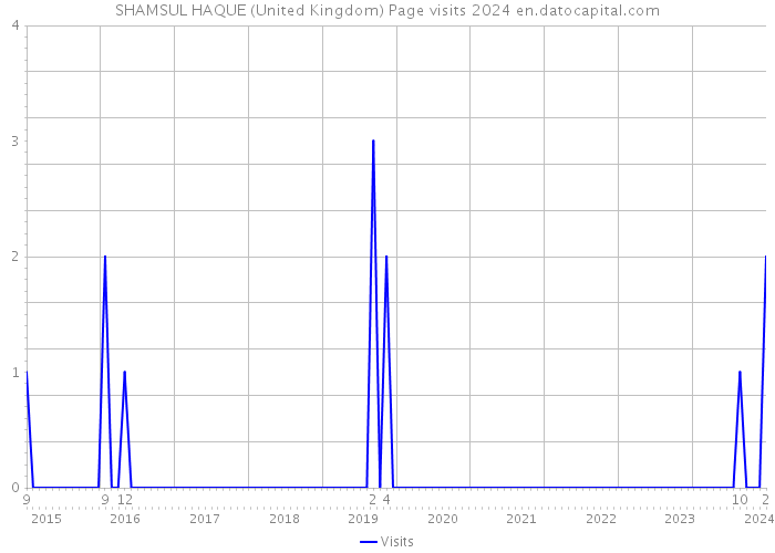 SHAMSUL HAQUE (United Kingdom) Page visits 2024 