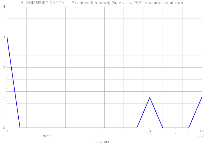 BLOOMSBURY CAPITAL LLP (United Kingdom) Page visits 2024 