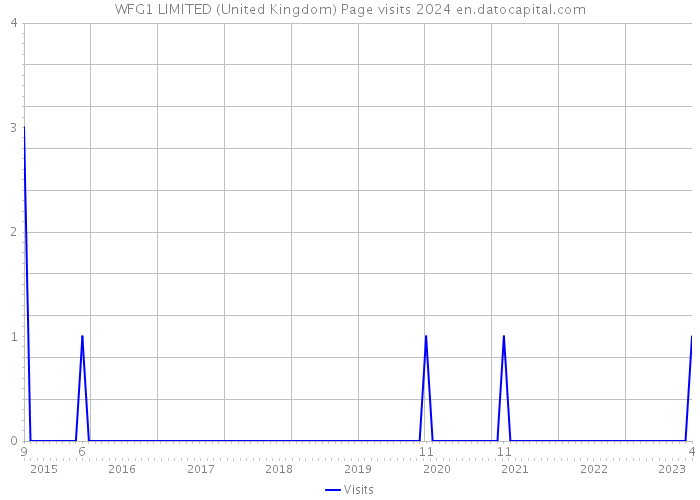 WFG1 LIMITED (United Kingdom) Page visits 2024 