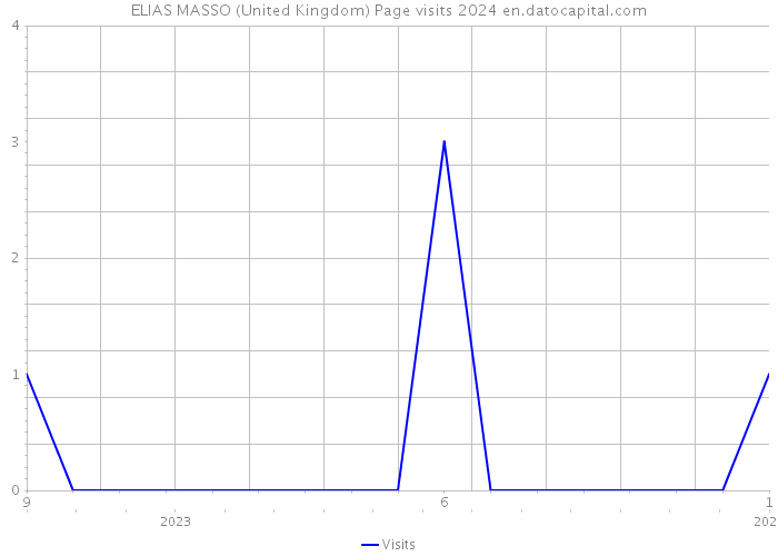 ELIAS MASSO (United Kingdom) Page visits 2024 