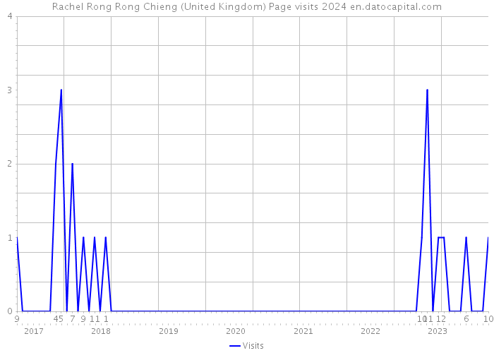 Rachel Rong Rong Chieng (United Kingdom) Page visits 2024 