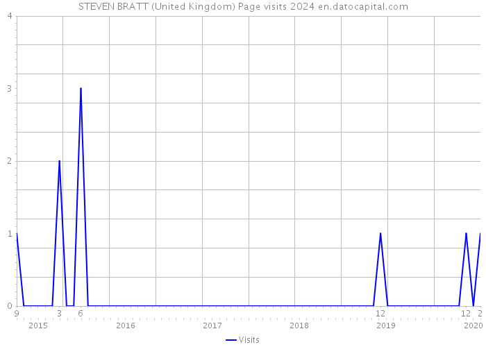 STEVEN BRATT (United Kingdom) Page visits 2024 