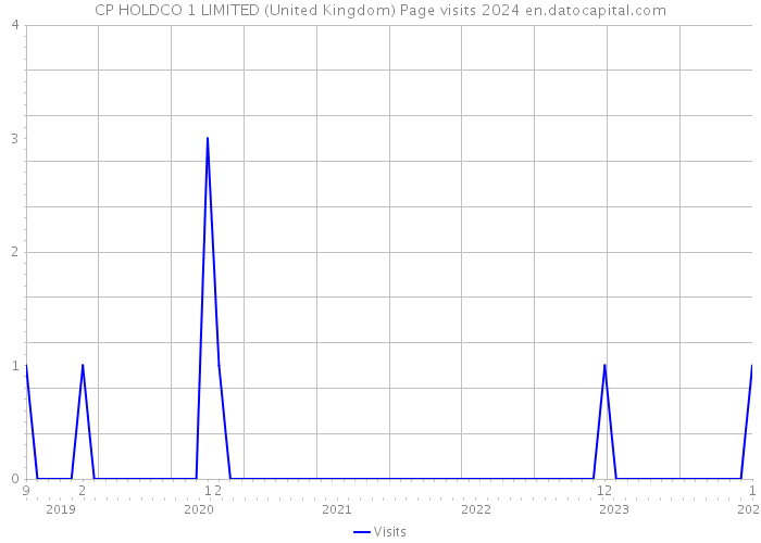 CP HOLDCO 1 LIMITED (United Kingdom) Page visits 2024 