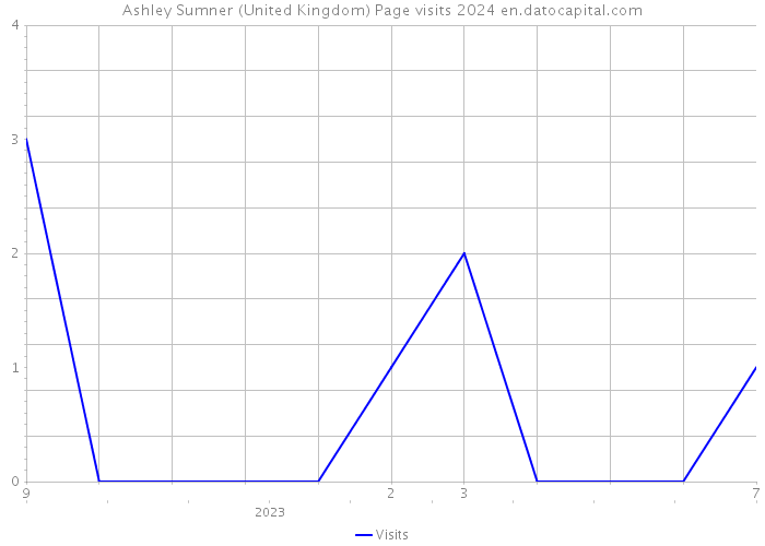 Ashley Sumner (United Kingdom) Page visits 2024 