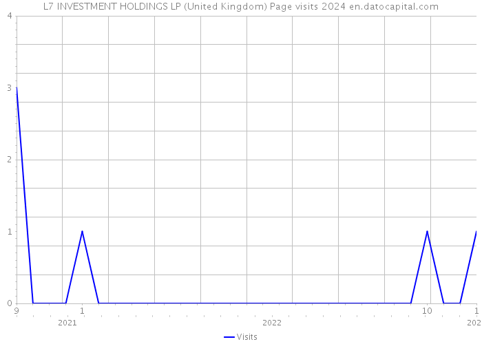 L7 INVESTMENT HOLDINGS LP (United Kingdom) Page visits 2024 