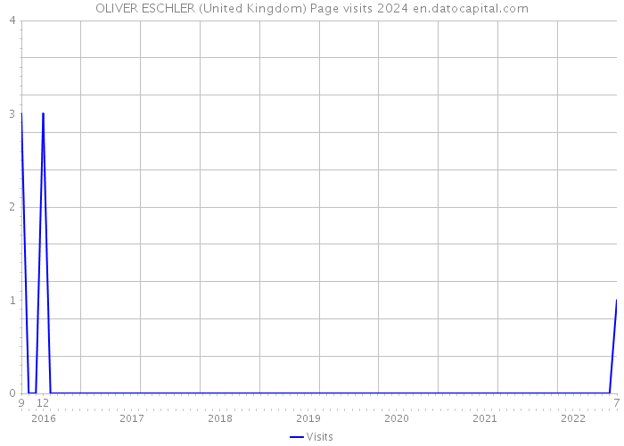 OLIVER ESCHLER (United Kingdom) Page visits 2024 